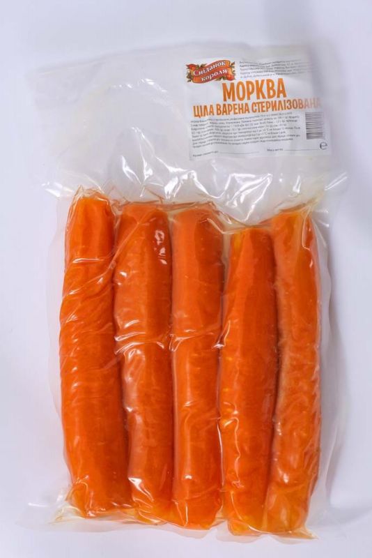 Морква ціла варена
