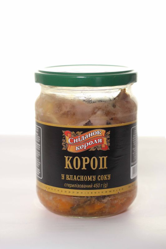 Короп у власному соку 460г.